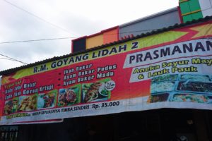 The sign of Goyang Lidah