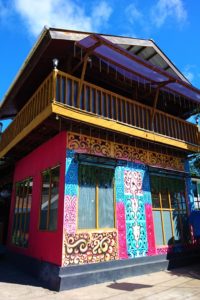 The colorful building of Rumah Kopi